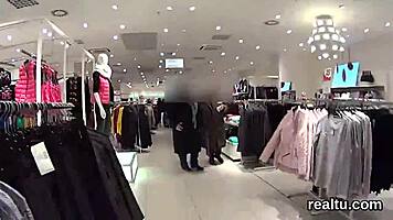 stellar czech teen seduces in supermarket, gets pounded in pov