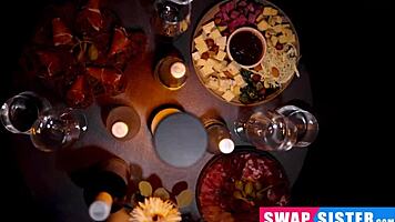 Guys fuck stepsisters in bent over orgy