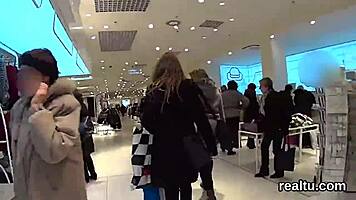 stellar czech teen seduces in supermarket, gets pounded in pov