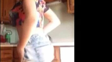 Live Jasmin Dances Seductively on Webcam at Home