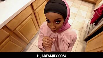 Hijabfamily drama unfolds with silly American Lily Starfire and Donnie Rock