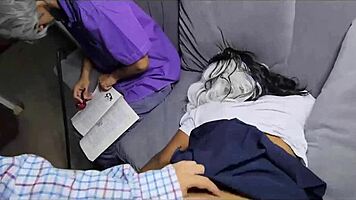 I’m obsessed with getting fucked fast on stepmom’s sofa by stepdad