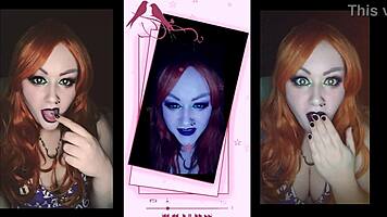 Cute Teen 18+ Babe Gives Jerk Off Instructions in Teasing Cowgirl Pose