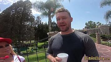 Fat Teen Tit Fucks And Sucks Bubble Butt!