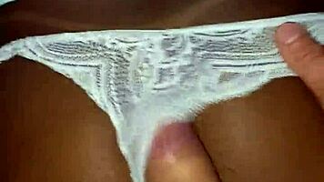 Feeling lonely on Christmas night, jerking off to wife's friend