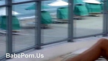 Amateur Young 18+ Girl Strips Out of Bikini