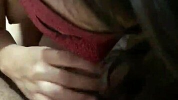 My masked slut gives me oral and handjob 😏