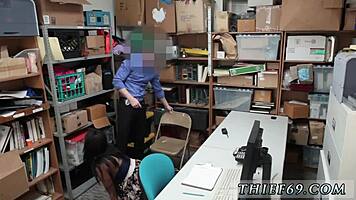 Black Teen Girl Aids Police In Uniform Hardcore.