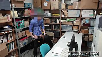 Black Teen Girl Aids Police In Uniform Hardcore.