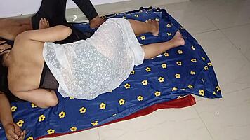 STEP AUNTY RIDES ME IN BED