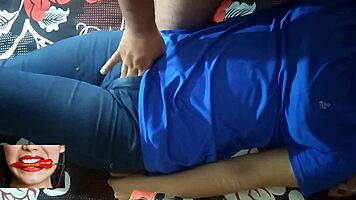 Indian Step Sister Interacts with Step Brother Outdoors