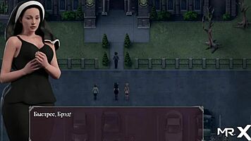 I can't resist dungeon sex with that pregnant cartoon character in the game