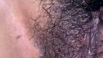 Latina girlfriend's creamy pussy drips wet from intense fingering