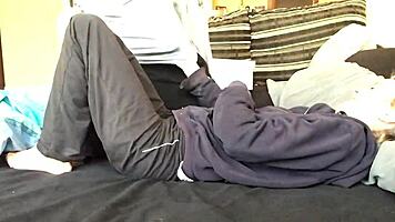 Spanish MILF and petite blonde ride dick wildly with WildSpainMan in morning