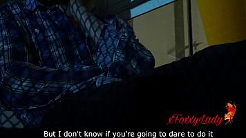 Convincing my friend to fuck on the balcony