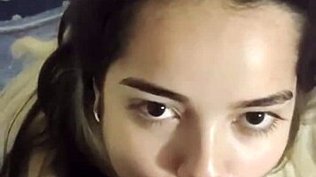 i watched this beautiful couple do deepthroat blowjobs and cumshots on faces, oh man!