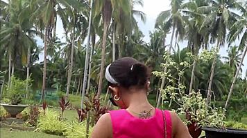 Little asian cutie prefers footjob over pussy licking with father-in-law?