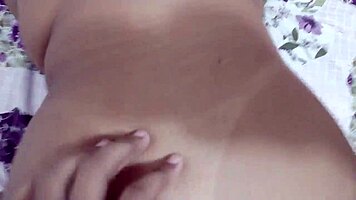 Stepdaughter Caught Masturbating By Stepmother Who Watches Hidden Facial Cumshot Action
