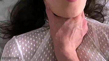 damn, young busty girl screwed hard for skipping school homework with rough titty fuck