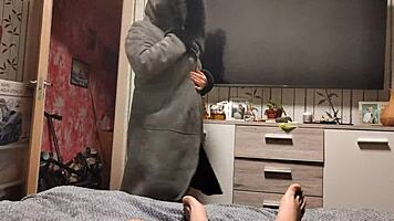 I thank her for the new year gift with a creampie in cowgirl.