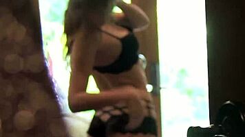 Feminge 4K: Stunning Student Gets Her Pussy Licked by a Lesbian at Party