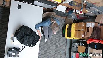 Exclamatory-Raw Slim blonde babe flashes butterfly tattoo and gaping hole!