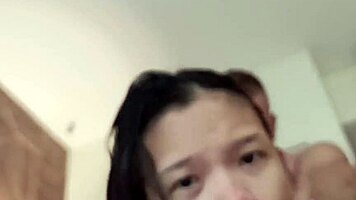 Pretty Asian Girl Struggles With Interracial Encounter But Enjoys The End