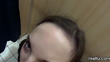 luscious czech chick teased and nailed in pov