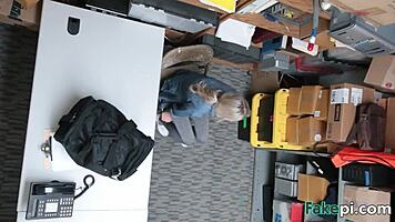 Exclamatory-Raw Slim blonde babe flashes butterfly tattoo and gaping hole!