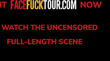 Petite Latina Amateur Face Fucked With Monster Cock In Blowjob And Cumshot