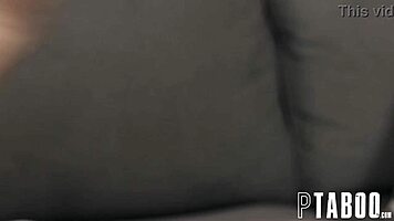 my pesky boy accidentally turns on the wrong remote, revealing lexi luna's big tits and ass in a hardcore pov blowjob with josh rivers.