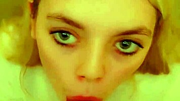 Teen Sucks Cock In Bathroom Mirror