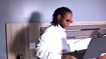 oh wow, nina rivera fucks dallas stokes in the hotel room!