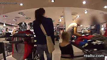 czech teen 18+ seduced in supermarket and pounded in pov