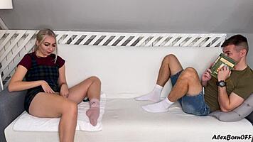 i spy on stepsister masturbating