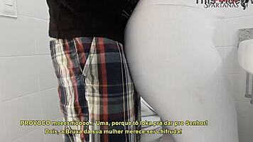 juliacarioca updates with dirty talk while slapping the maid's big ass today