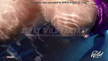 Scandalous Busty Pinay Wife Shows Big Tits While Masturbating In Pool