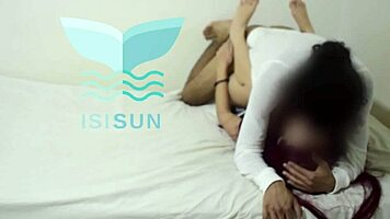 Wife Rides Big Cock in Cowgirl Position