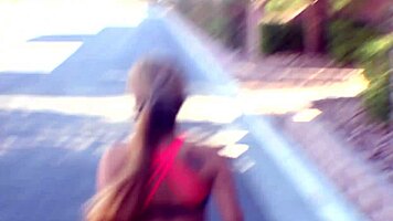 Sporty filipina runner fucks big black cock after workout