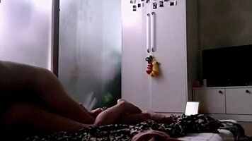 chubby teen hints at wanting anal creampie from her friend in homemade video