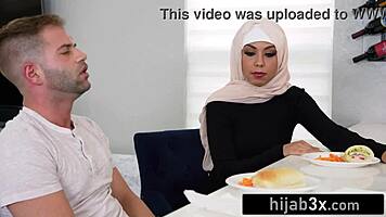 Petite Muslim Beauty Fucks Hard with Hijab On! 😍