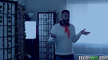 Petite Rissa May Receives Blowjob From Will Pounder In Boob Clues