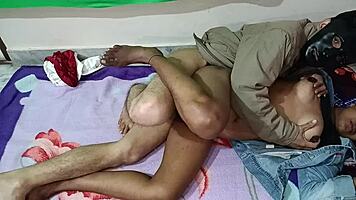 Wife gets assfucked in bedroom by husband