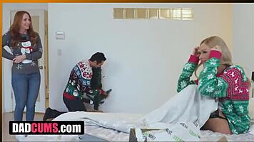 Sex Addict Stepdaughter Enjoys Stepdad's Thanksgiving Gift