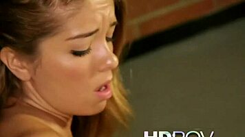 hd pov creampie with your stunning student girlfriend