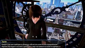 Intense deepthroat and anal action in harem hotel gameplay with monster cocks.