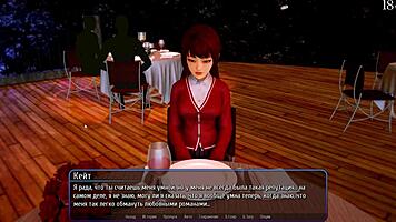 Intense deepthroat and anal action in harem hotel gameplay with monster cocks.