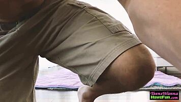 i got covered in jizz during this amateur teen group blowjob.