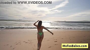 Natural blonde cutie slut in bathing suit sucks cock in car - sahara skye charles dera