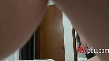 Thick Asian stepmomma's shaved pussy craves taboo fucking with young 18+